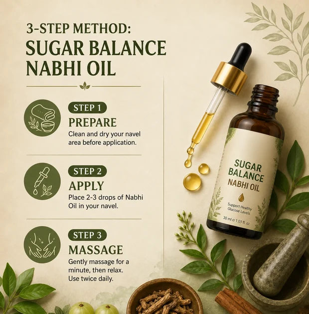 Sugar Control Nabhi Oil
