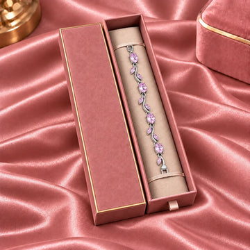 Tulip Bracelet – Gold (Pink)