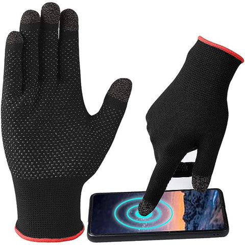 Sweatproof Gaming Gloves For PUBG, FREE FIRE, Call OF Duty and Bike Riding Usage