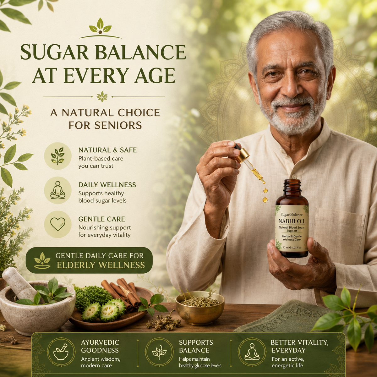 Sugar Control Nabhi Oil